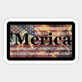 'Merica Sticker